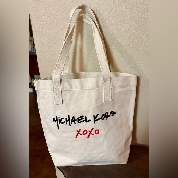 Michael Kors Handbags - Michael Kors XOXO Canvas Tote Bag – Cream; New Without Tags